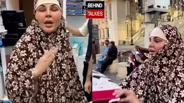 VIDEO: मक्का में राखी सावंत ने बांटे जानमाज, ‘फातिमा’ नाम का किया ऐलान; भीड़ ने घेरा तो निकलीं