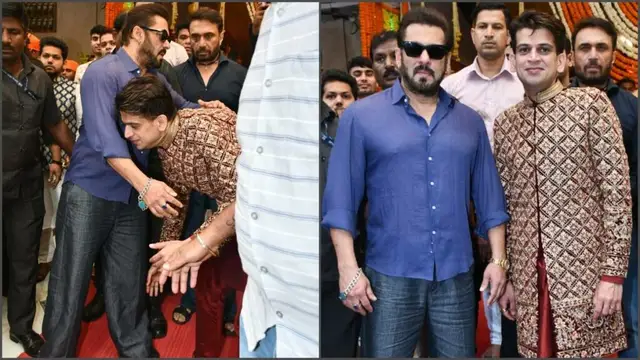 Rahul Kanal की शादी में शामिल हुए Salman Khan, पांव छूने लगे राहुल तो भाई जान ने गले लगाया