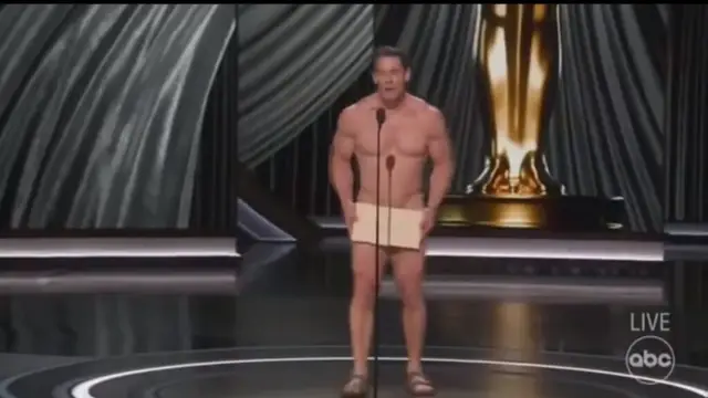 बिना कपड़ों के ऑस्कर स्टेज पर पहुंचे John Cena, चौंकी ऑडियंस, देखें Viral वीडियो