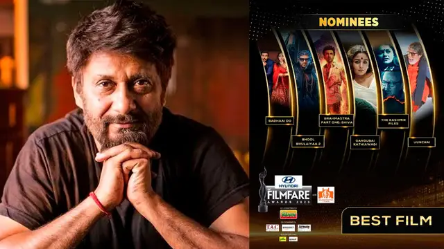 Film Fare Awards 2023: फिल्म फेयर अवॉर्ड्स में 7 बार नॉमिनेट हुई ‘द कश्मीर फाइल्स’, विवेक अग्निहोत्री का ट्वीटर पर फूटा गुस्सा