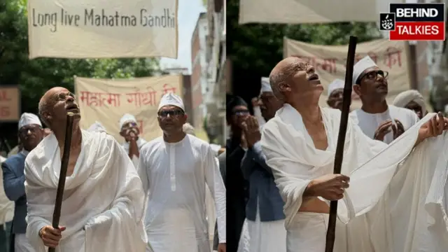Mahatma Gandhi के रूप में Manoj Bajpayee का बदला अंदाज, फर्स्ट लुक ने मचाई हलचल