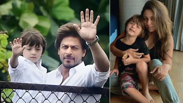 OMG! शाहरुख खान के बेटे अबराम ने दिया DDLJ का आईकॉनिक पोज, देखकर हैरान हुए किंग खान, वायरल हुआ Video