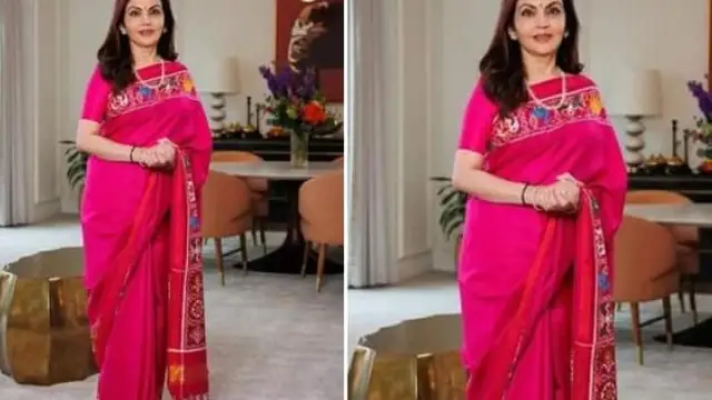 Nita Ambani: व्हाइट हाउस के स्टेट डिनर में नीता अंबानी ने पहनी लाखों की साड़ी, आपको भी हैरान कर देगी इस पिंक पटोला साड़ी की कीमत