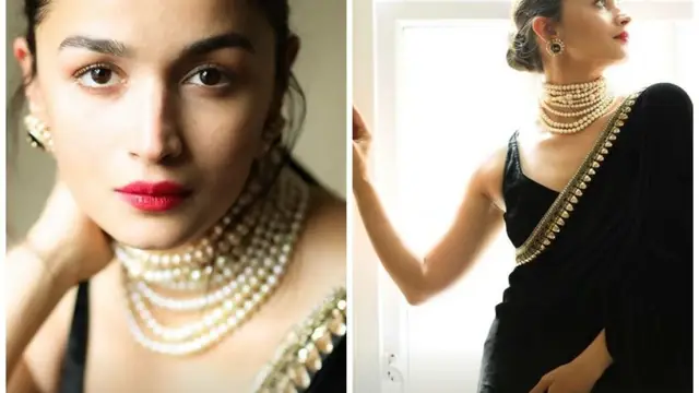 लंदन में पोचर की स्क्रीनिंग के दौरान Alia Bhatt ने लूटी महफिल, ब्लैक साड़ी के साथ देसी लुक में जीता फैंस का दिल