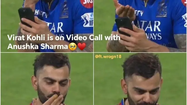 Virat Kohli ने वीडियो कॉल पर Anushka Sharma के साथ मनाई जीत की खुशी, अकाय और वामिका पर इस तरह लुटाया प्यार