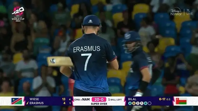 T20 World cup 2024: सुपर ओवर में जीता नामीबिया, ओमान को मिली पहली हार, रोमांचक रहा मैच