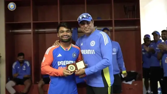 Team India के ड्रेसिंग रूम से सामने आया गजब वीडियो, Rinku Singh कर रहे थे पूरी नौटंकी